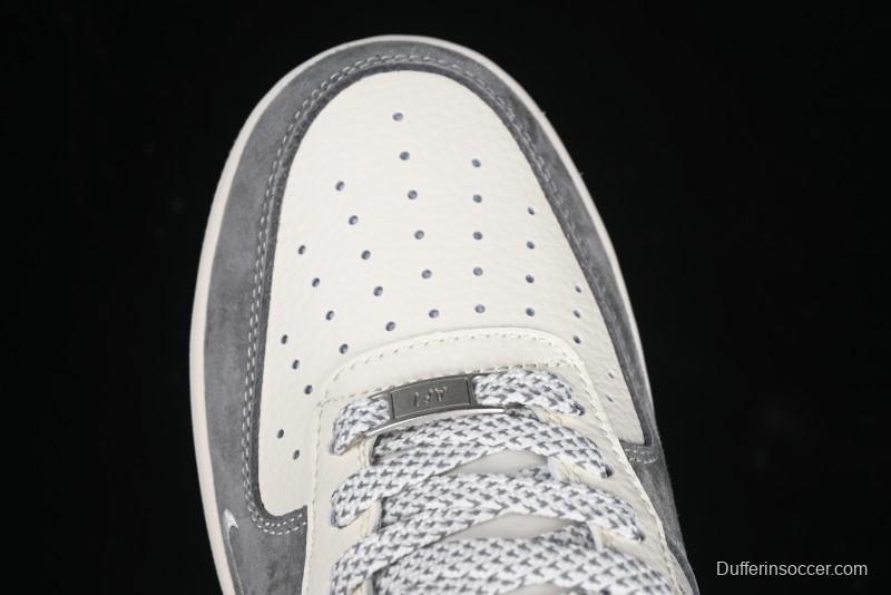 Nike Air Force 1 '07 Low Stussy Minimalist Grey Low-Top Casual Sneakers - XZ6188-672