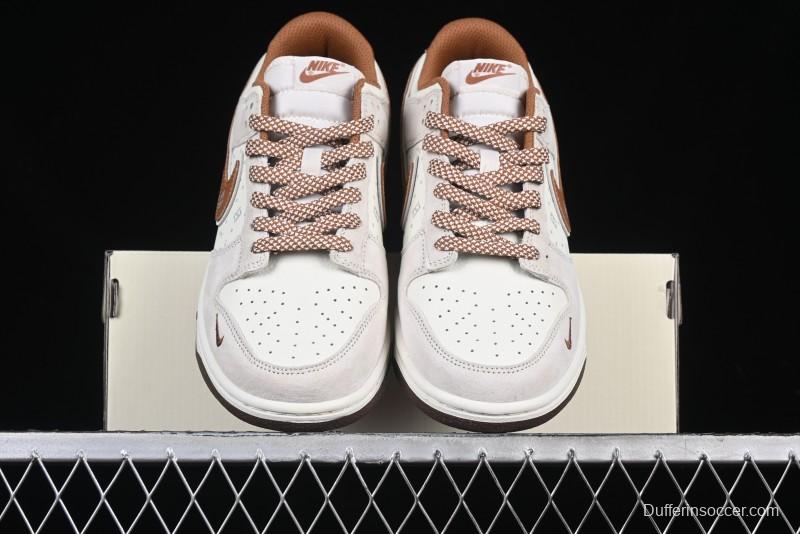 Nike SB Dunk Low Fendi Collaboration Anniversary High-End Custom Low-Top Casual Skate Shoes - DJ2024-057