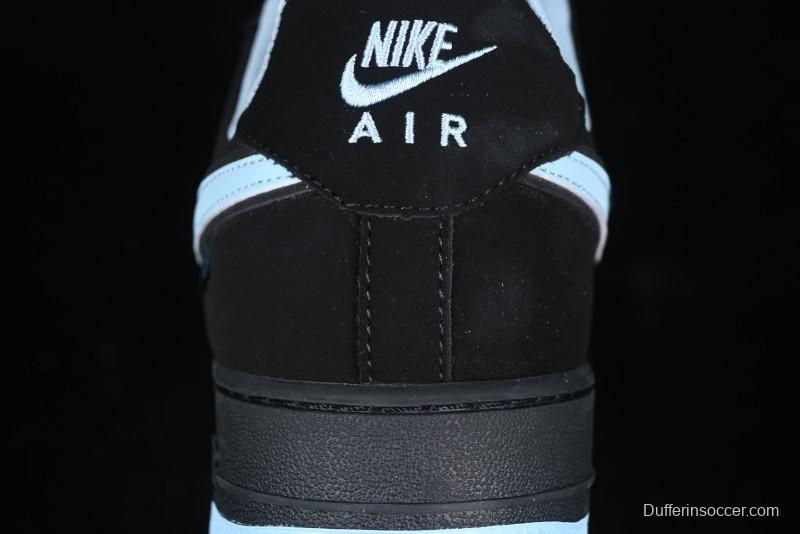 Nike Air Force 1 '07 Low Supreme Collaboration Tiffany Blue Low-Top Casual Sneakers - DF0188-025