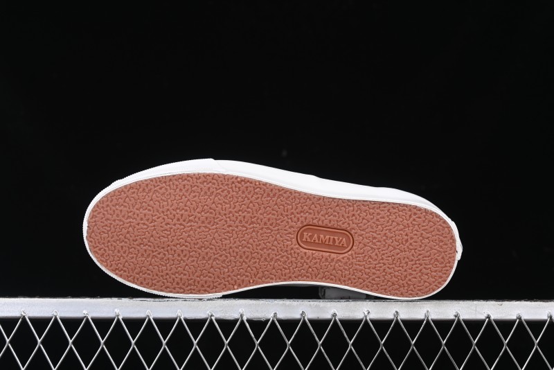 Kamiya Vulcanize Sneaker 23AW High-End Line Mihara Yasuhiro Dissolve Black White Suede Casual Low-Top Canvas Shoes - M.C3