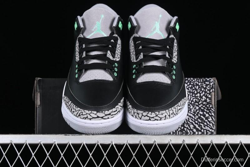 Nike Air Jordan 3 Retro Sneakers Green Glow - CT8532-031