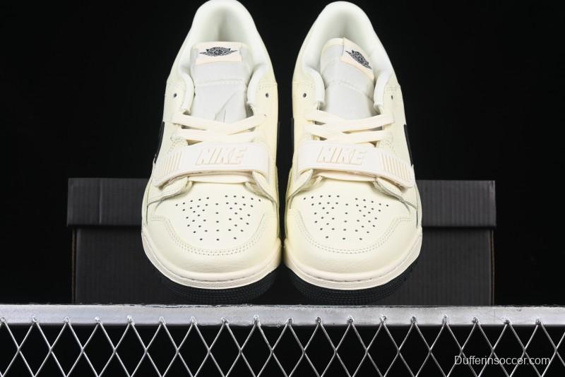 Nike Air Jordan Legacy AJ312 Low Top Sneakers with Velcro Strap and Triple Design - HV1807-101