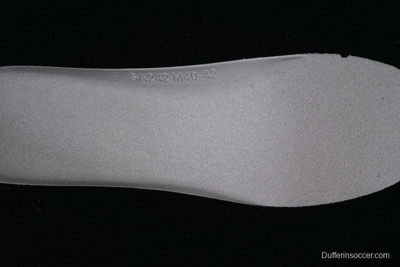 Choco Concert Leather Round Square Asymmetric Fashion Sneakers White Green - AJE5