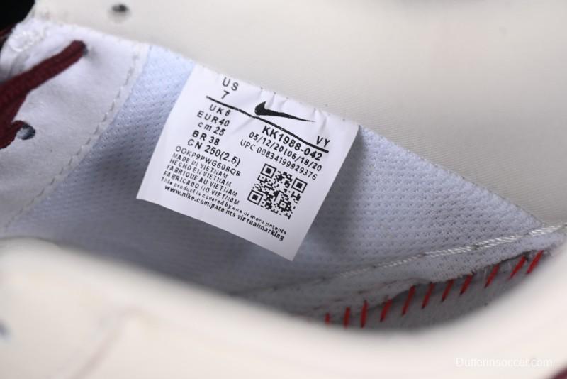 Nike Air Force 1 '07 Low The North Face Collaboration Burgundy Swoosh Casual Sneakers - KK1988-042