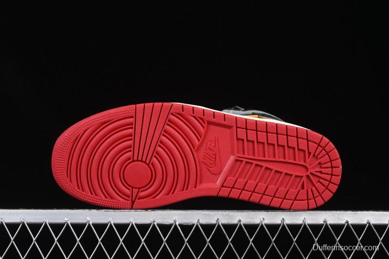 Nike Union x Air Jordan 1 Retro High Basketball Shoes Shadow Chicago - HV8563-600