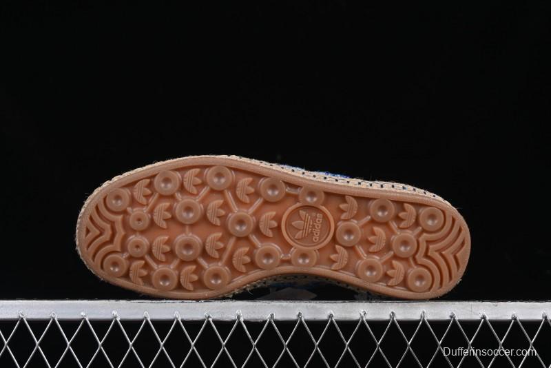 Adidas Clot x Originals Gazelle Indoor Retro Casual Slip-Resistant Wear-Resistant Low-Top Sneakers - IH3641