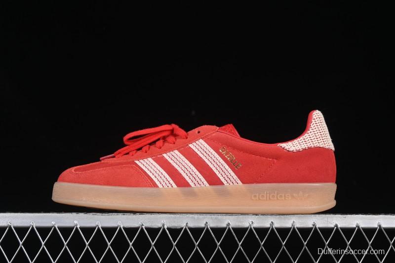 Adidas Originals Gazelle Indoor JI2756 Three Stripes Retro Casual Slip-Resistant Low-Top Sneakers - JI2756
