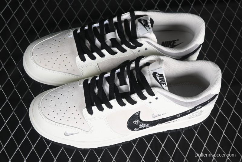 Nike SB Dunk Low Stussy Anniversary Custom Low-Top Casual Skate Shoes - DJ2024-055