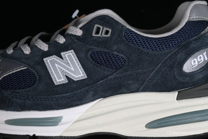 New Balance Made In USA 991 Series Classic Casual Dad Shoes Retro Running Sneakers - U991NV2