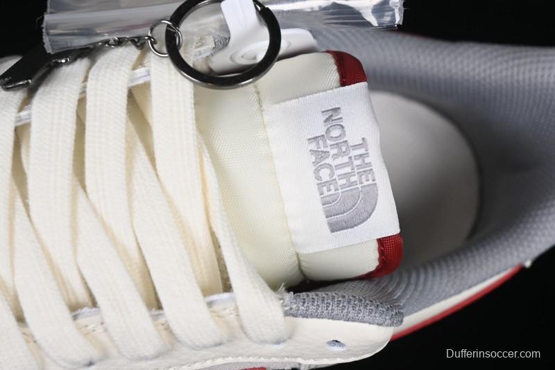 Nike Air Force 1 '07 Low The North Face Collaboration Beige Red Casual Sneakers - DM6688-047