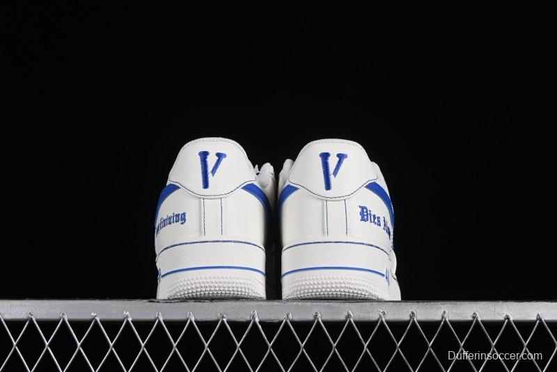 Nike Vlone x Air Force 1 '07 Low Collaboration Light Blue Casual Sneakers - AA5360-011
