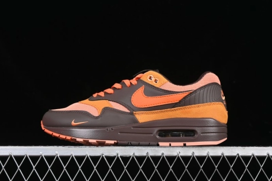 Nike Air Max 1 Retro Running Shoes with Half-Sole Air Cushion - HF7346-200