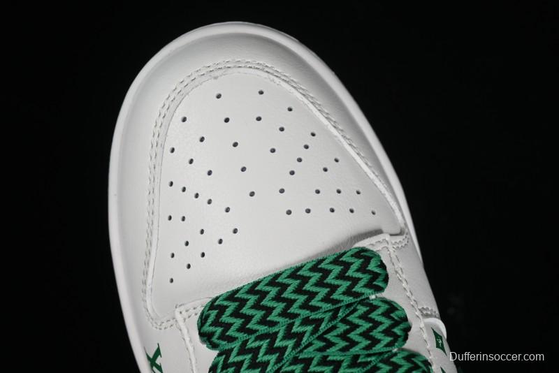 Nike SB Dunk Low LV Collaboration - Beige Green Violent Bear Anniversary High-End Custom Low-Top Casual Skate Shoes - SJ2068-241