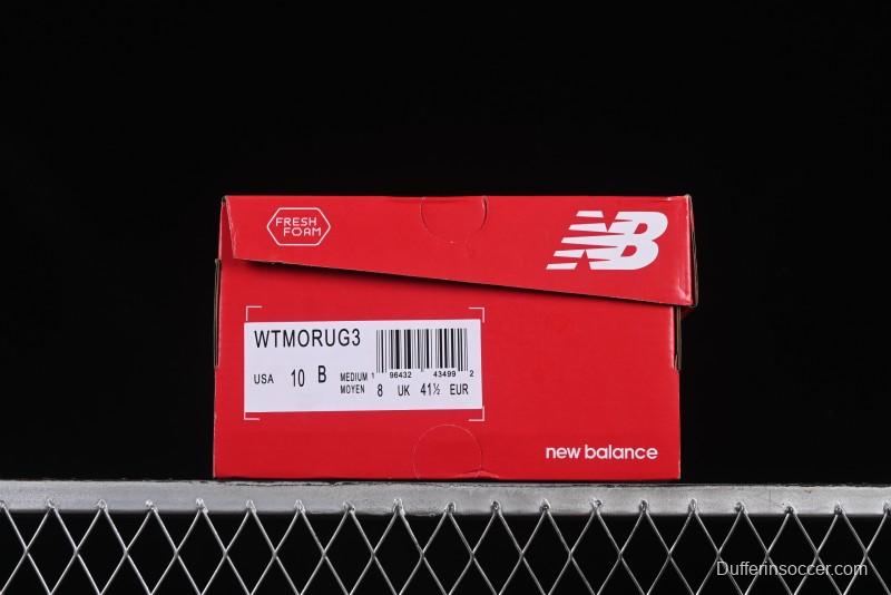 New Balance Fresh Foam X More V3TDS Low-Top Running Shoes with Durable Slip-Resistant Outsole - WTMORUG3