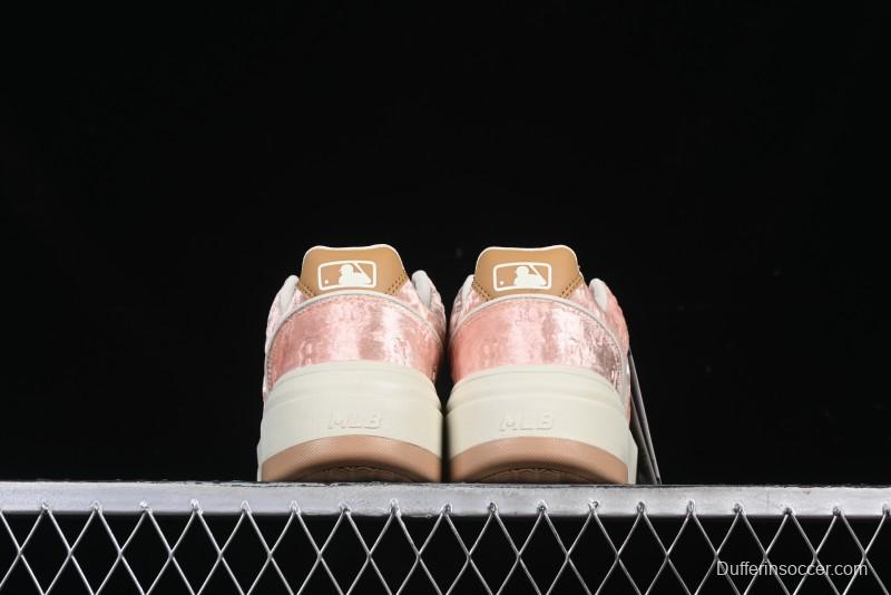 New York Yankees MLB Bigball Chunky Window Velvet Monogram Thick Platform Casual Running Shoes - 3ASXCVC4643BGS