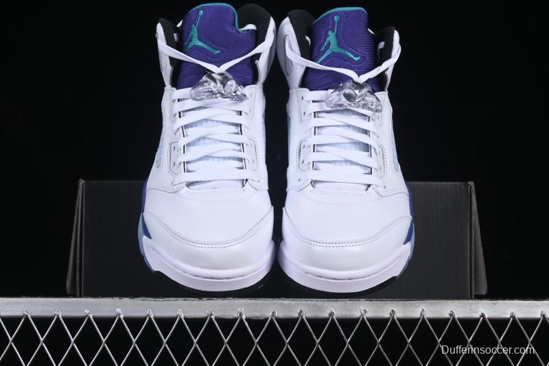 Nike Air Jordan 5 OG "Grape" Retro Basketball Shoes - HQ7978-100