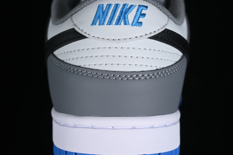 Nike Dunk Low SB Skateboarding Shoes in White Blue Grey - FB9109-001