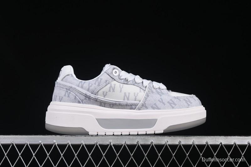 New York Yankees Chunky Liner Mid Denim Monogram Platform Sandals - 3ASXD065N50GRS