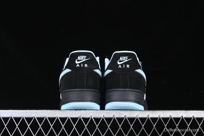 Nike Air Force 1 '07 Low Supreme Collaboration Tiffany Blue Low-Top Casual Sneakers - DF0188-025