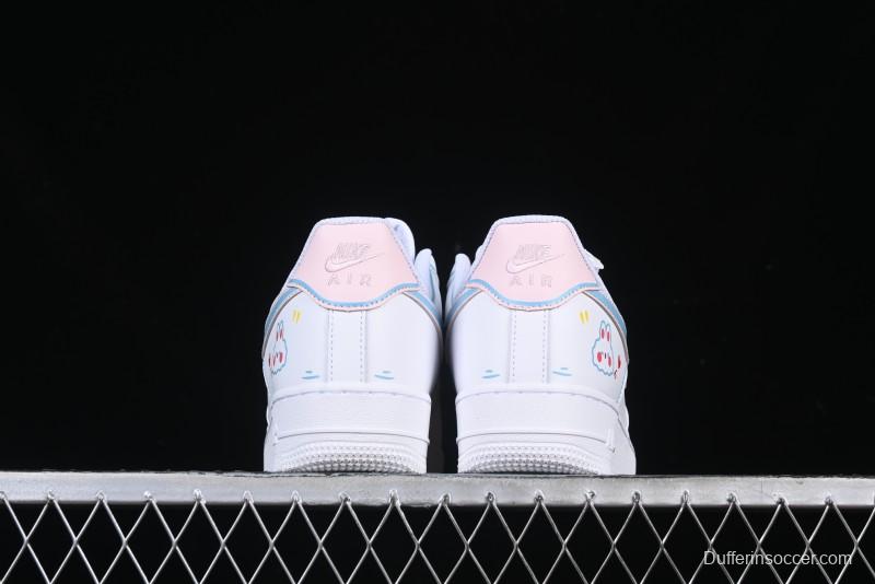 Nike Air Force 1 '07 Low Valentine's Day Limited Edition 2D Hand-Painted Graffiti Lollipop Casual Sneakers - TY0301-111