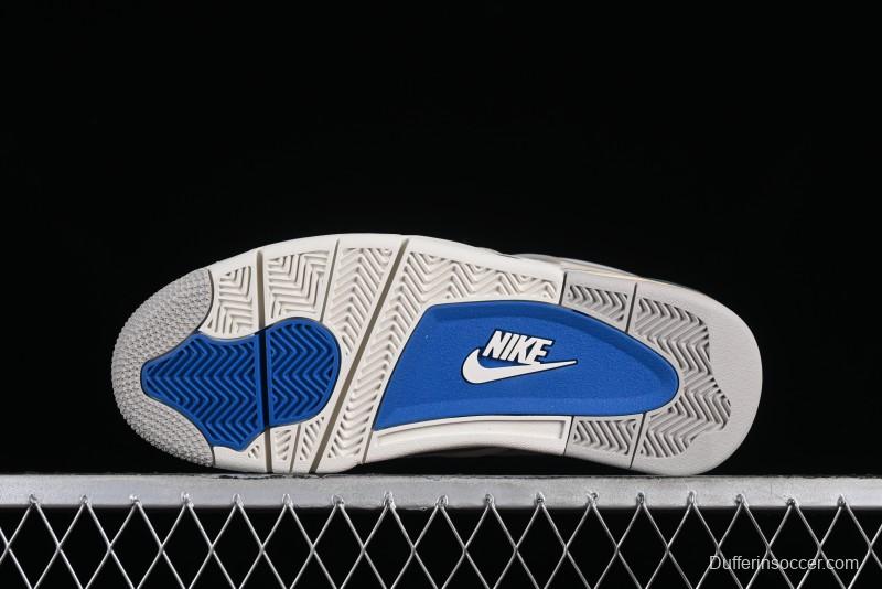 Nike Air Jordan 4 Retro Basketball Shoes Blastoise Collaboration - 308797-105