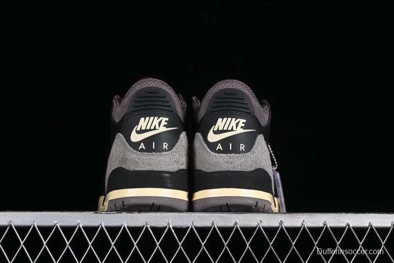 Nike A Ma Maniere x Air Jordan 3 Retro Black Sneakers - FZ4811-001