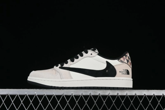 Nike Travis Scott x Fragment Design x Air Jordan 1 Low OG SP AJ1 Low Top Casual Sneakers - DM7866-102