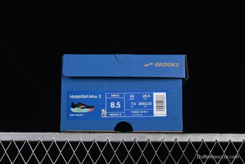 Brooks Hyperion Max 2 Cushioned Racing Marathon Running Shoes - 1104341D411
