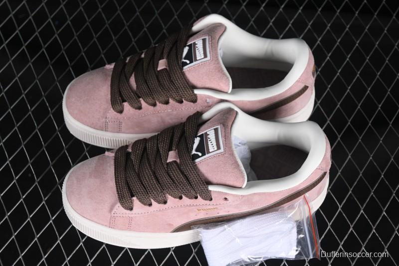 PUMA Suede Classic Sneakers - Rose Pink & Chocolate Brown