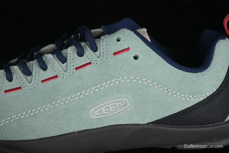 KEEN Jasper Lightweight Outdoor Adventure Shoes – Mint Green & Navy