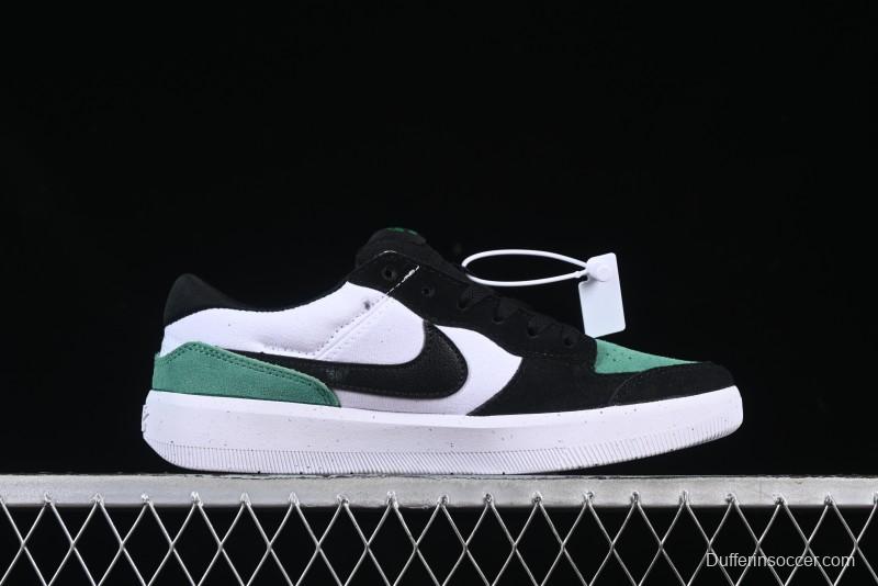 Nike SB Force 58 Low - Emerald Green, Black & White Skateboarding Shoes