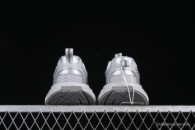 GG-CC Casual Running Shoes with Asymmetrical Design - 5509 Silver