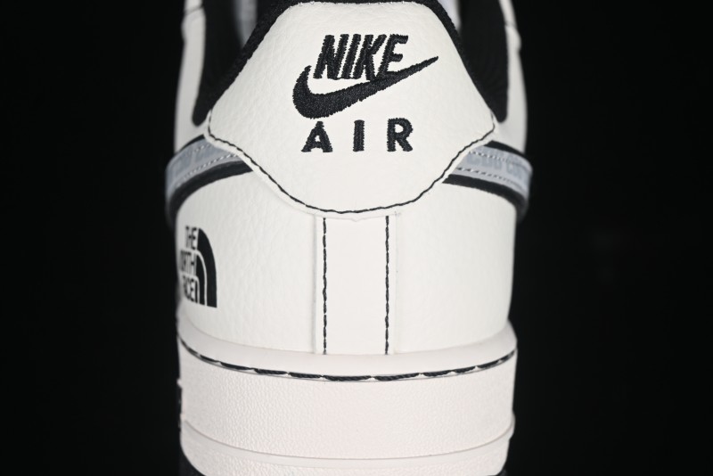 Nike Air Force 1 '07 Low The North Face x Comme des Garçons Black White Line Casual Sneakers - HH7518-050