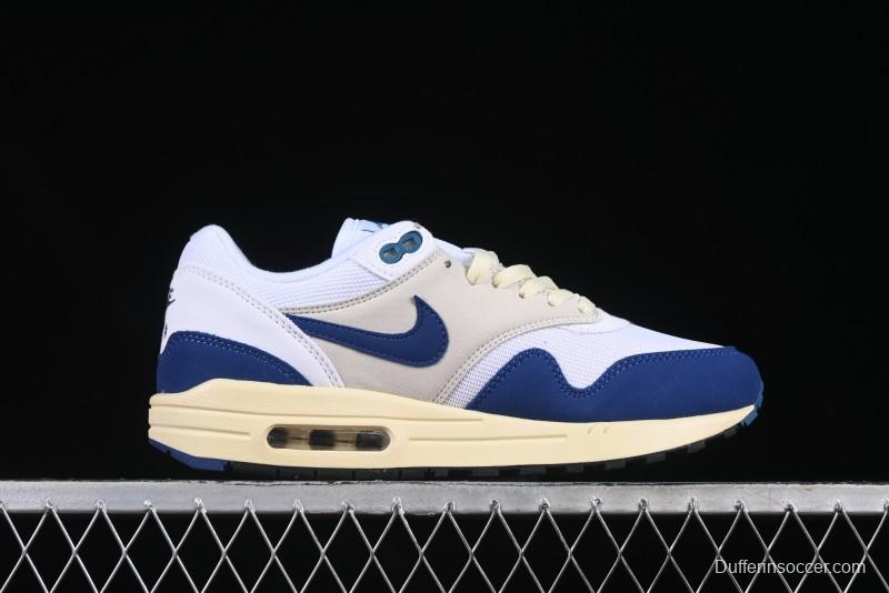 Nike Air Max 1 Retro Running Shoes with Half-Sole Air Cushion - FQ8048-133