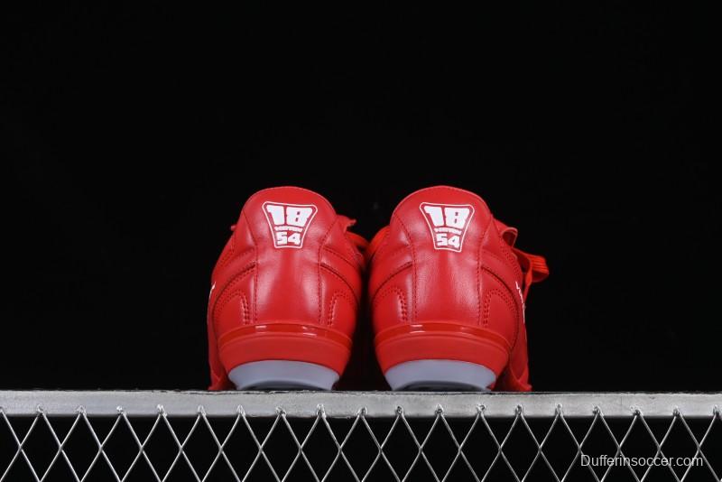 Louis Vuitton Footprint Soccer Low-Top Lifestyle Sneakers Round Toe Lace-Up Casual Shoes Red - AJF6