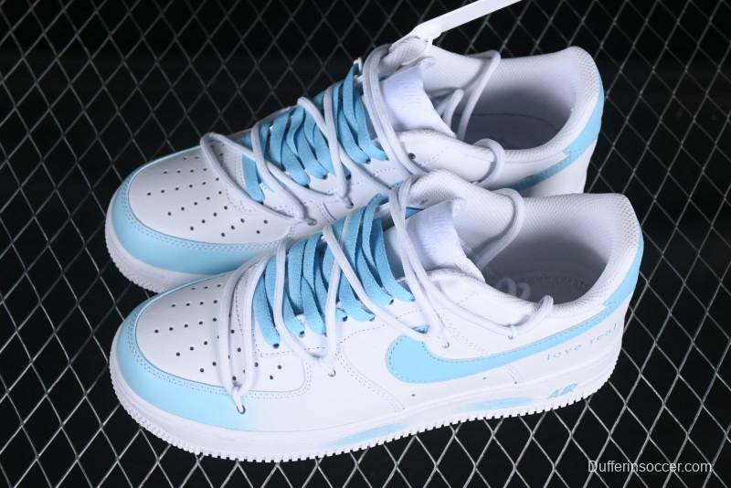 Nike Air Force 1'07 Low Ice Blue Mojito Casual Sneakers - CQ2288-801