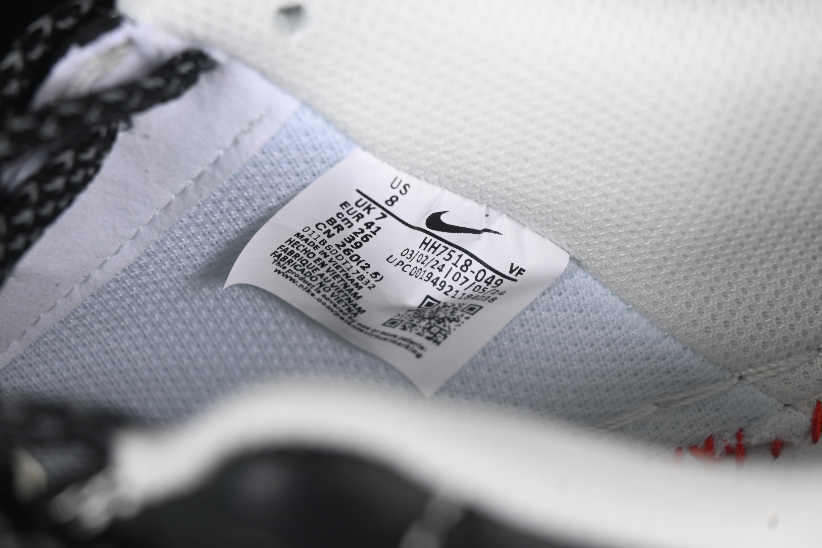 Nike Air Force 1'07 Low The North Face x CDG Panda Casual Sneakers - HH7518-049