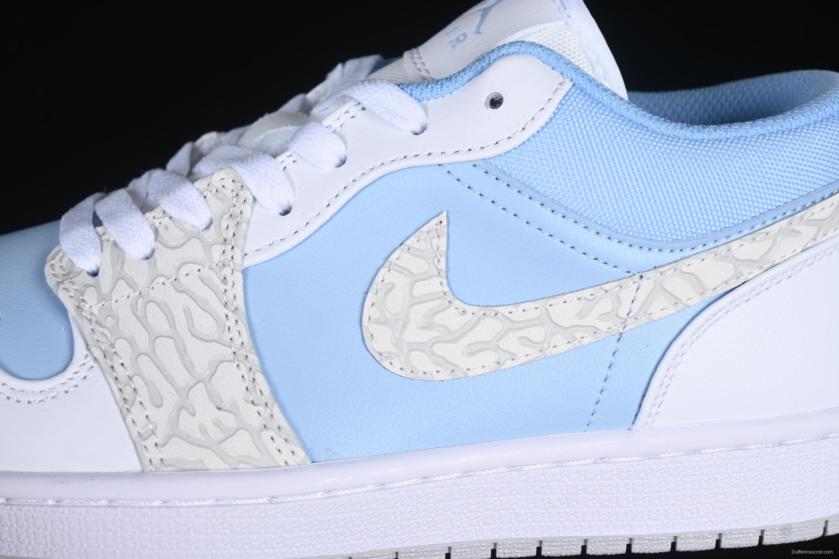 Nike Air Jordan 1 Low "True Blue" Basketball Shoes - IB7692-400