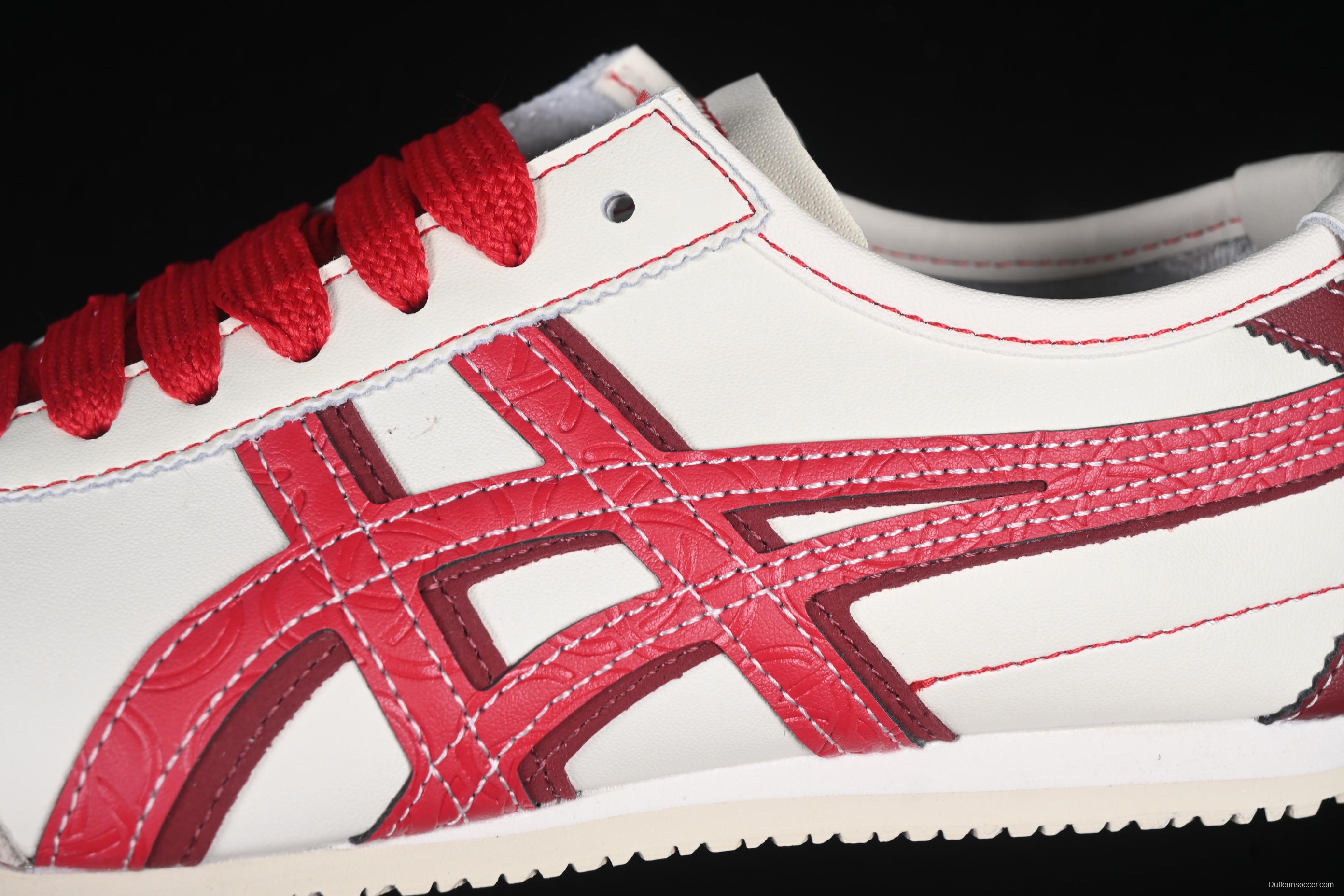 Onitsuka Tiger Mexico 66 Low-Top Leather Sneakers for Casual Running - 1183C391-100