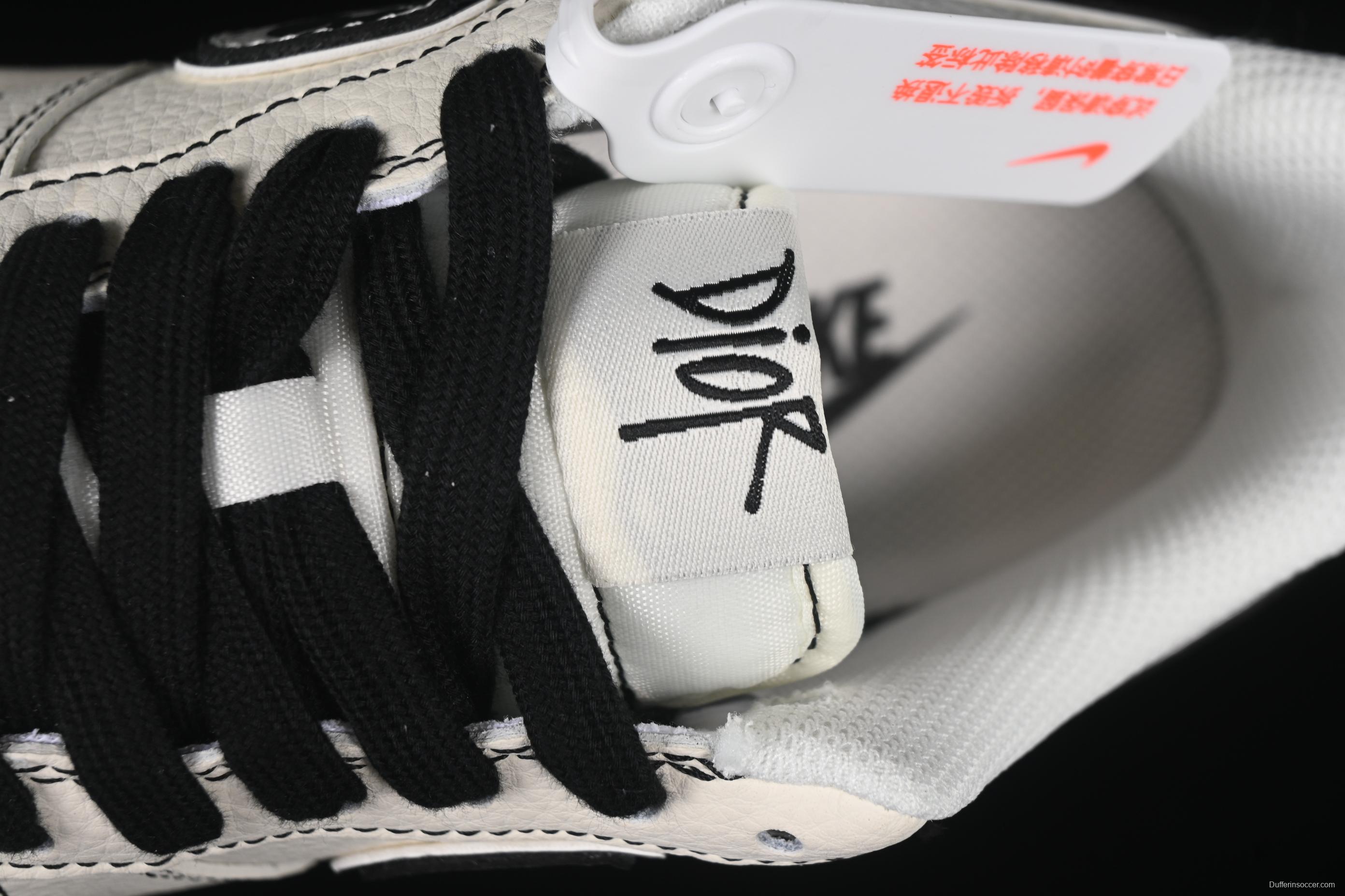 Nike Air Force 1 '07 Low Dior Collaboration Two-Tone Dior Swoosh Casual Sneakers - XS1958-544