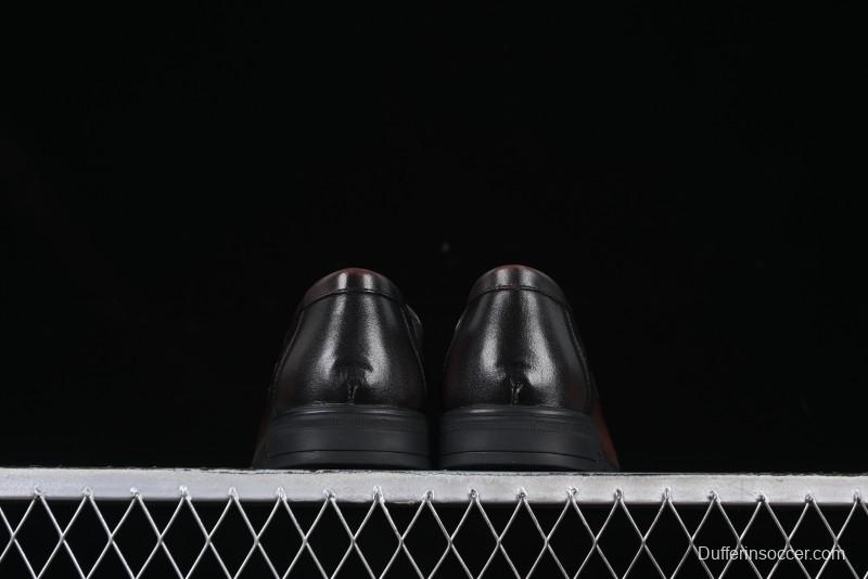 ECCO London Collection Slip-On Business Men's Leather Shoes with Wide Toe Design and Innovative Sole - 61160801002