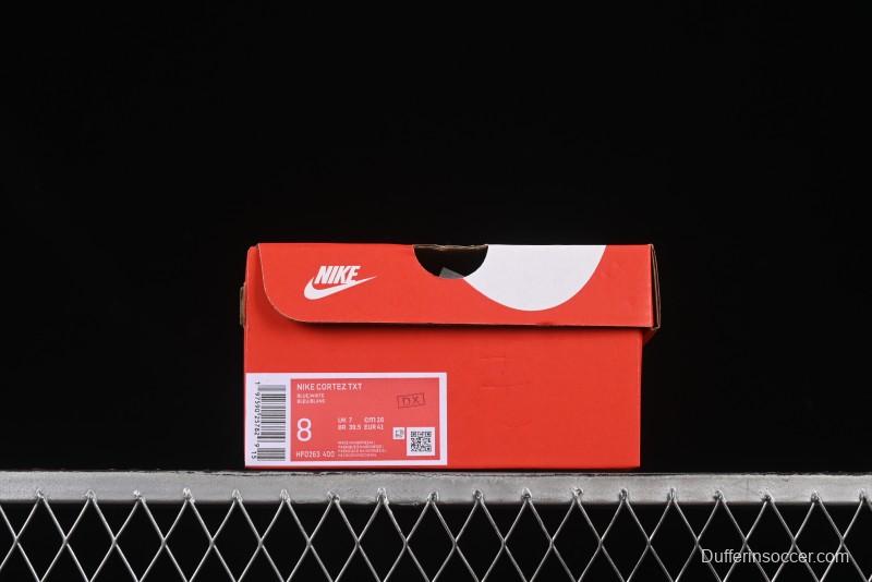 Nike Classic Cortez Leather Retro Running Shoes with Cushioned Sole - HF0263-400