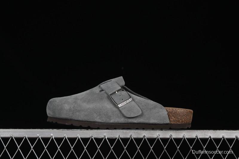 Birkenstock Arizona Soft Footbed Sandals with Suede Leather and Lambswool Lining - G.D4