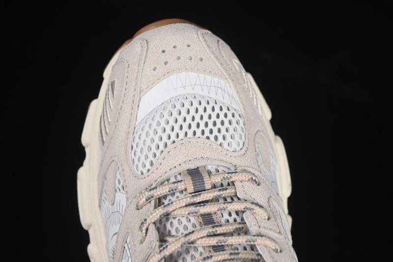 Dior Chrono Round Toe Lace-Up Lifestyle Casual Running Sneakers - 24W Beige