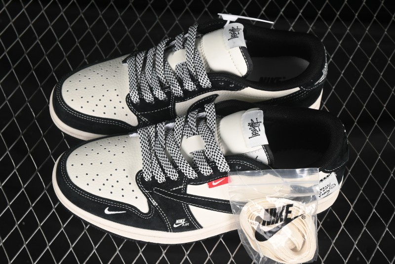 Nike Travis Scott x Fragment Design x Air Jordan 1 Low OG SP AJ1 Sneakers - YX5066-299
