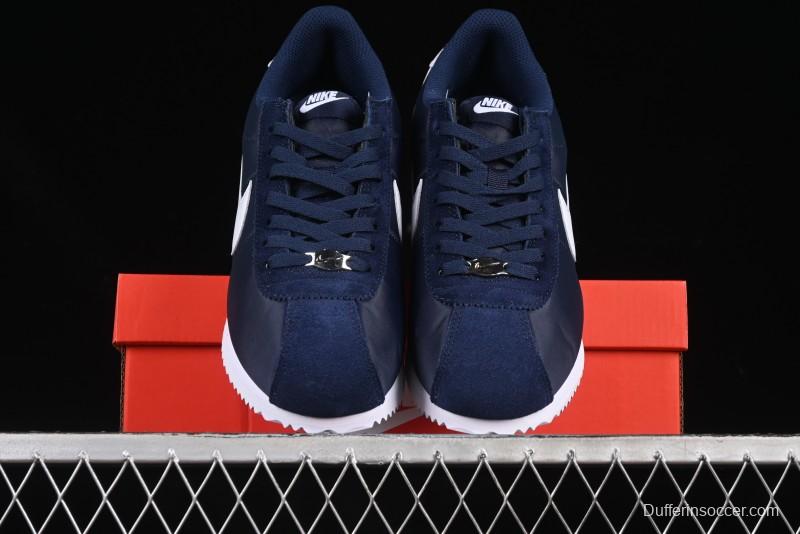 Nike Classic Cortez Leather Retro Running Shoes with Cushioned Sole - HF0263-400