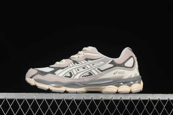 Asics Gel-NYC Retro Breathable Casual Shoes with Cushioning for Men - 1201A789-103