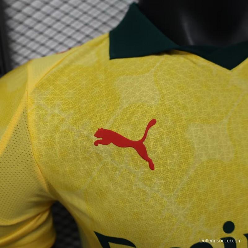 Player Version 25/26 AC Milan Third Yellow Jersey