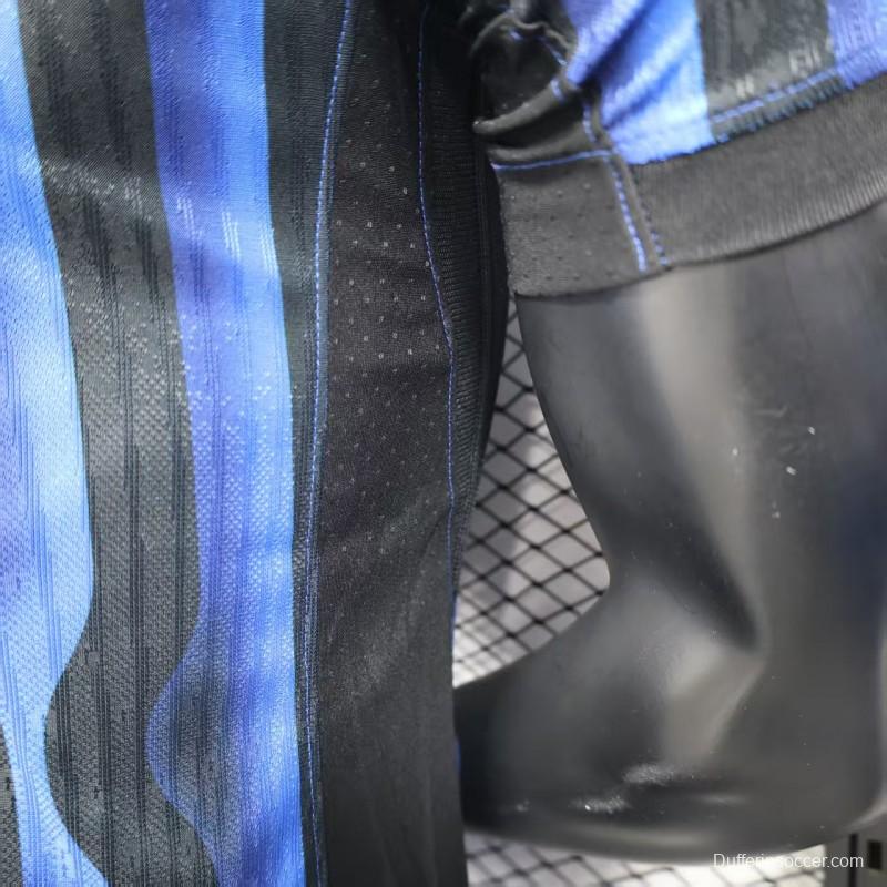 Player Version 25/26 Inter Milan Home Jersey Without Sponsor