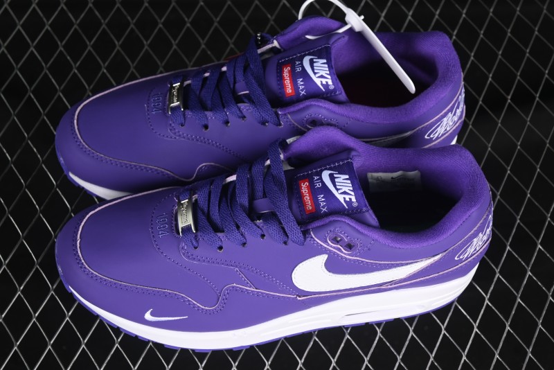 Nike Air Max 1 Retro Running Shoes with Half-Sole Air Cushion - HF8813-500